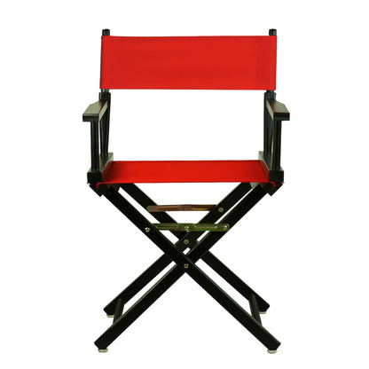 18 Director's Chair Black Frame-Red Canvas