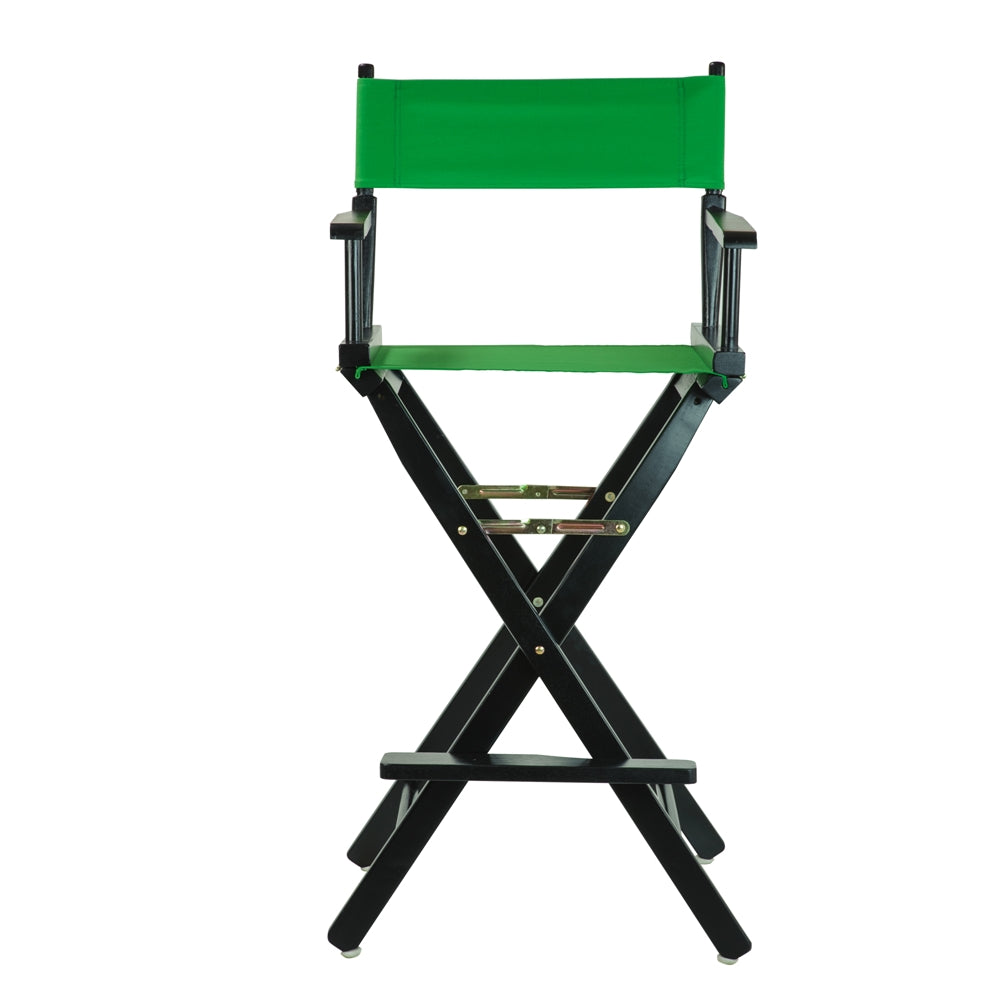30 Director's Chair Black Frame-Green Canvas