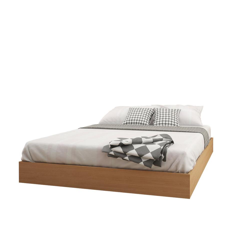 Nexera 346005 Queen Size Platform Bed |  Natural Maple