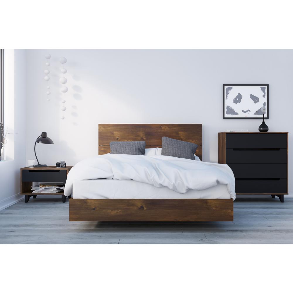 Nexera 401254 Full Size Platform Bed |  Truffle