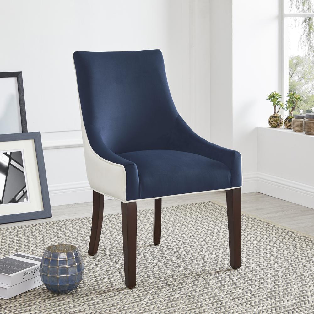 Jolie Upholstered Dining Chair -Navy Blue