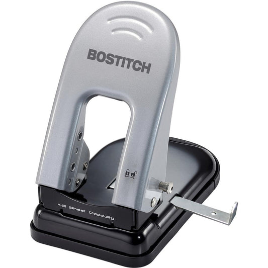 Bostitch Auto180 Xtreme Duty Automatic Stapler - 180 Sheets Capacity - 1 Each - Silver, Black